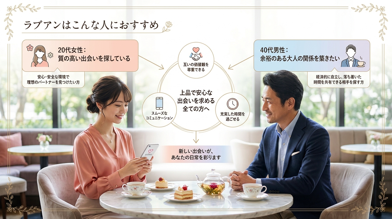 ラブアンはこんな人におすすめ
