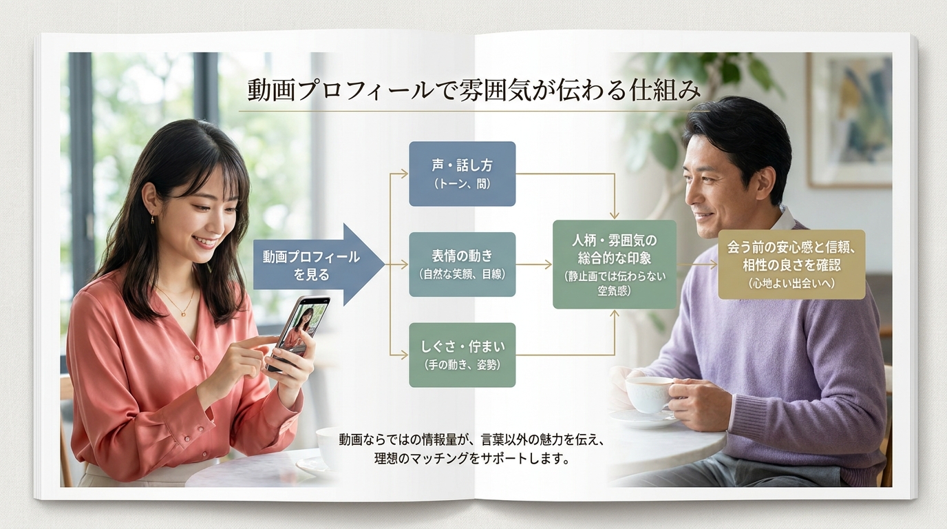 動画プロフィールで雰囲気が伝わる仕組み