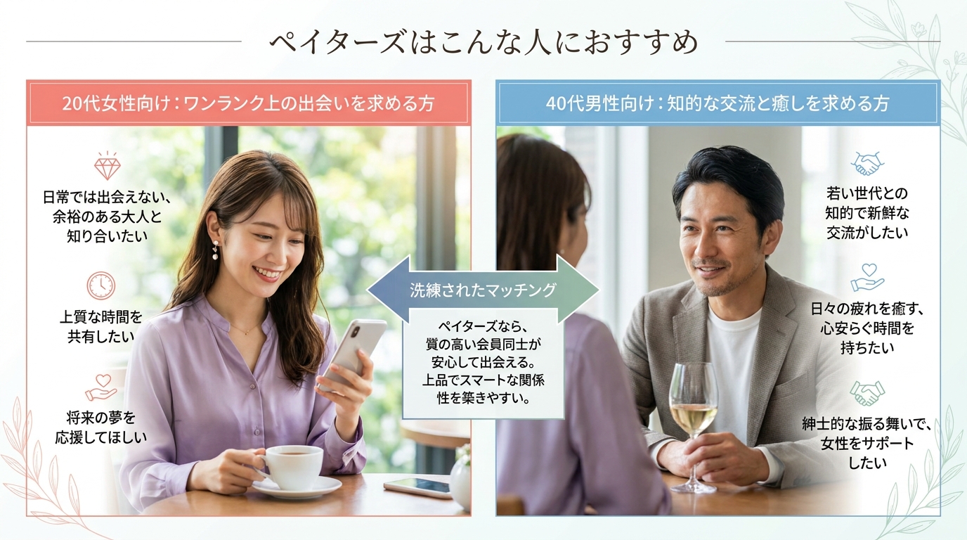 ペイターズはこんな人におすすめ